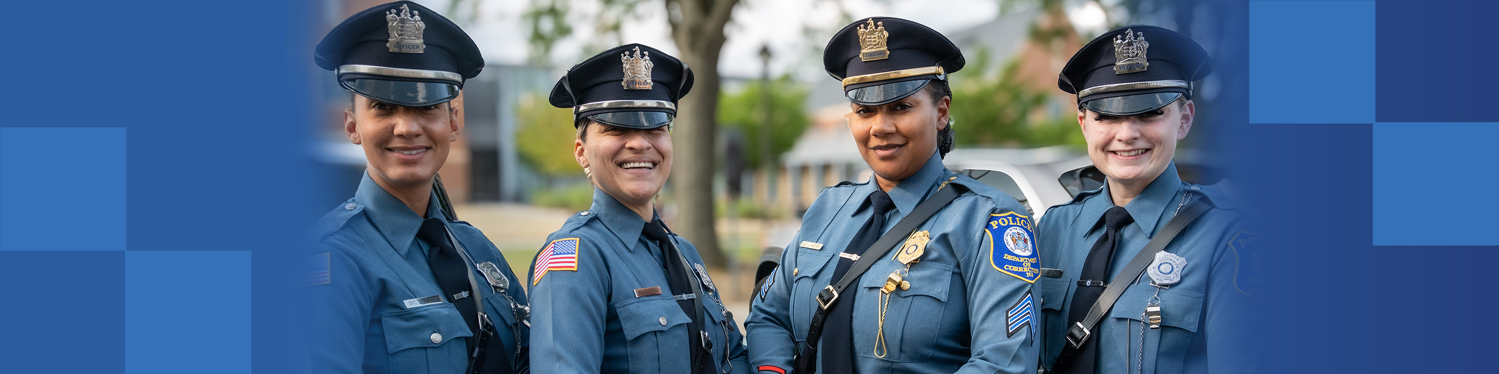 Groupd of female corrections officers